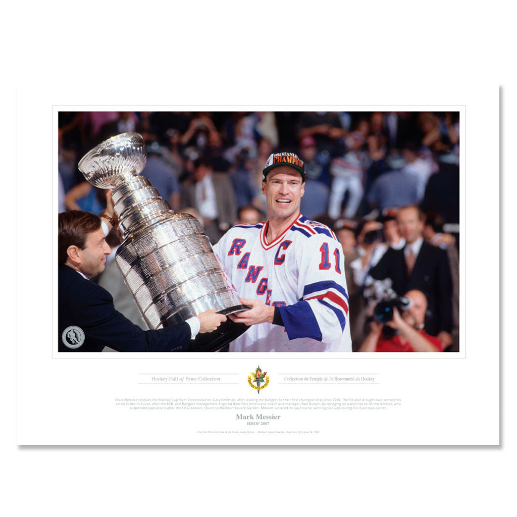 New York Rangers Memorabilia - 2007 Mark Messier Stanley Cup Classic ...