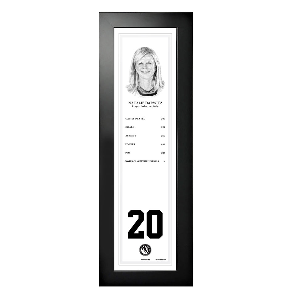 NHL Legends | 2024 Natalie Darwitz Frame 6" x 22"