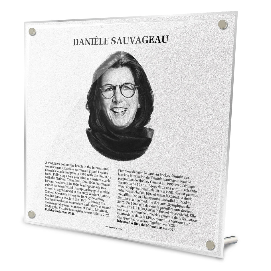 NHL Legends | Hockey Hall of Fame Plaque |  Danièle Sauvageau