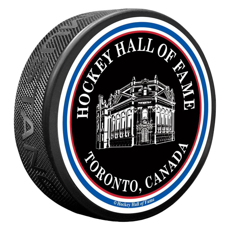 HHOF Textured Front & Yonge Puck