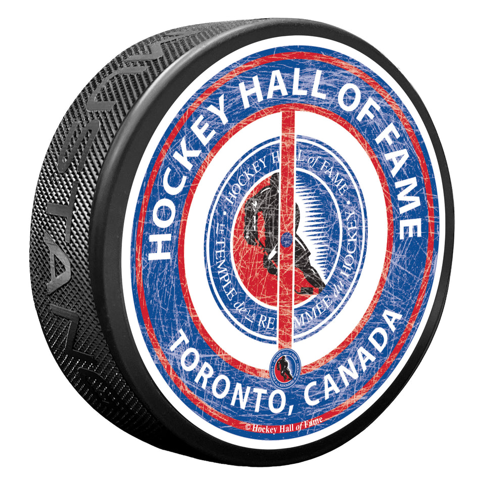 Hockey Hall of Fame Puck - Center Ice