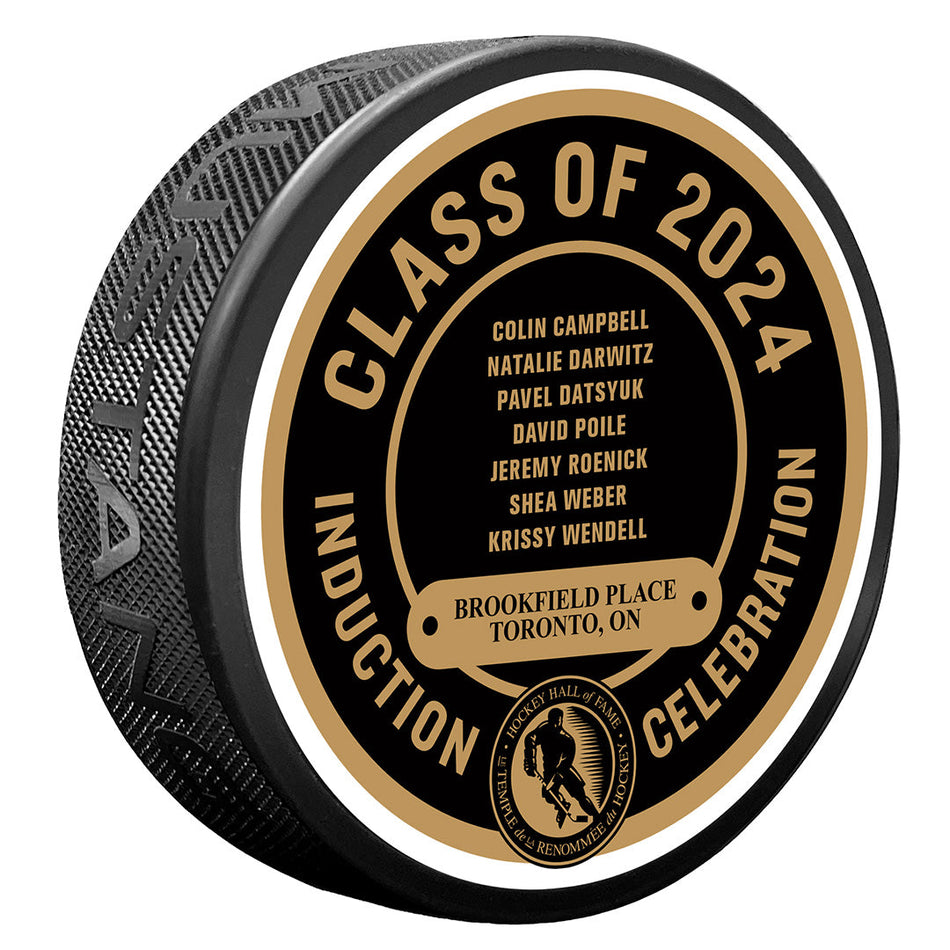 Hockey Hall of Fame 2024 Induction Puck | NHL Legends