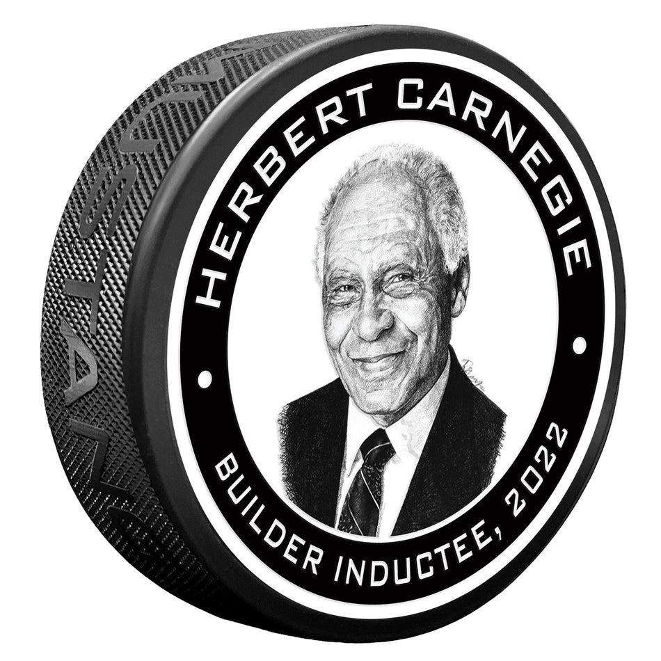 2022 Herb Carnegie Puck - NHL Legends