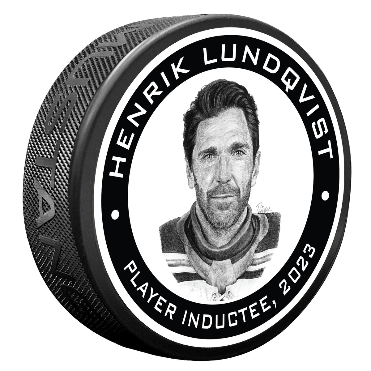 Puck Legend 2023 Henrik Lundqvist Puck - NHL Legend | Hockey Hall of Fame Shop