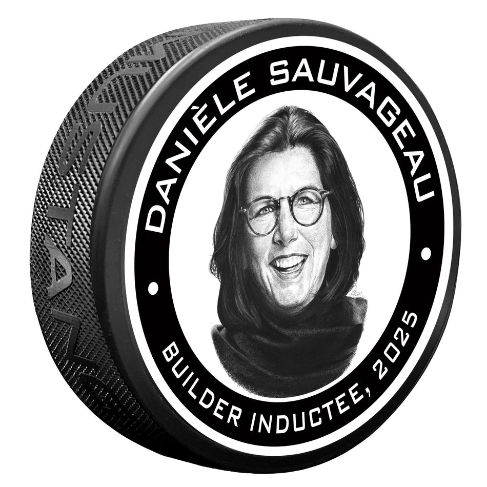 NHL Legends | Hockey Hall of Fame Puck |  Danièle Sauvageau