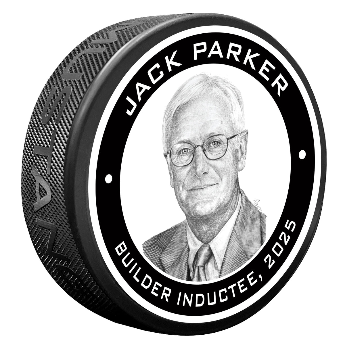 Puck Legend NHL Legends | Hockey Hall of Fame Puck | Jack Parker