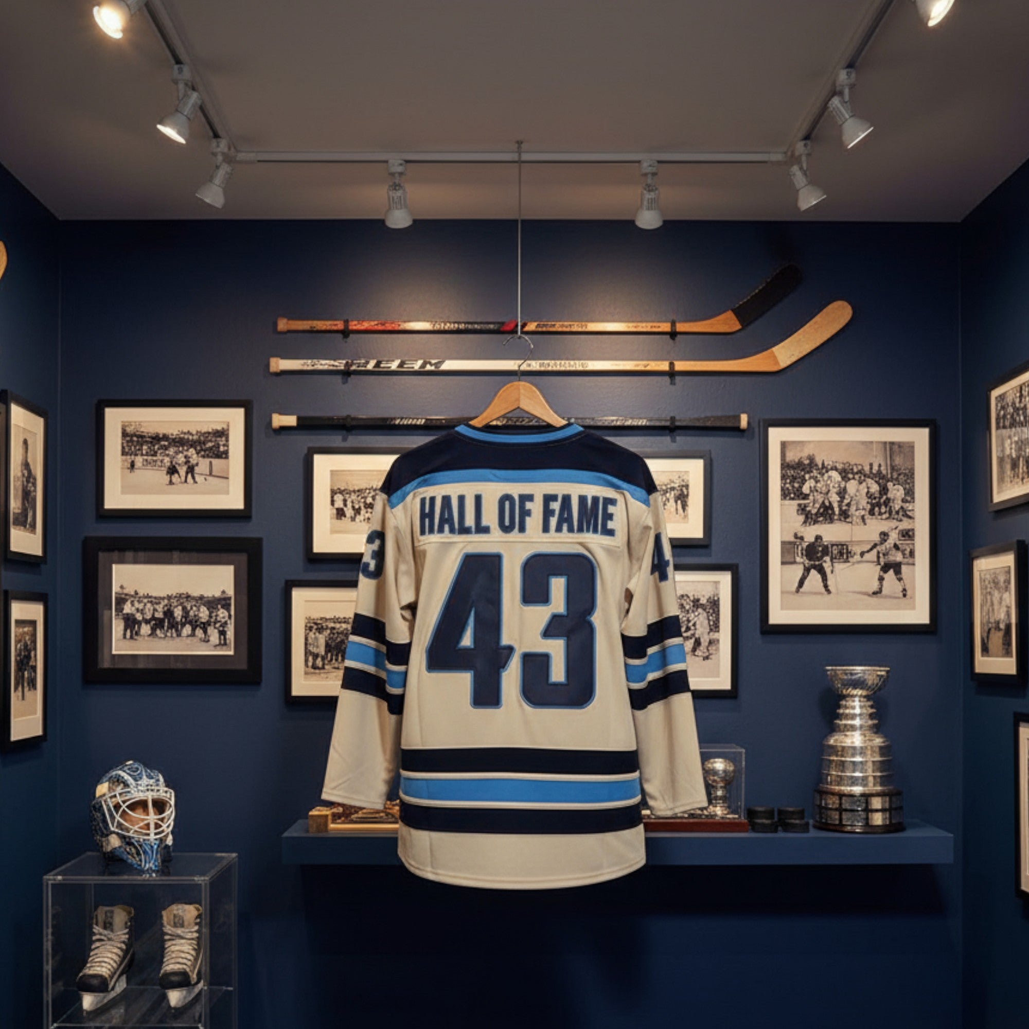 Hockey Hall of Fame White Jersey