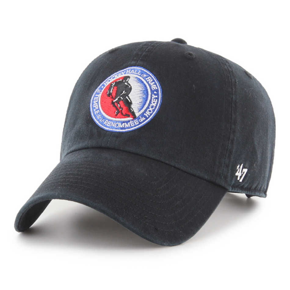 Hockey Hall of Fame Black '47 Clean Up Hat