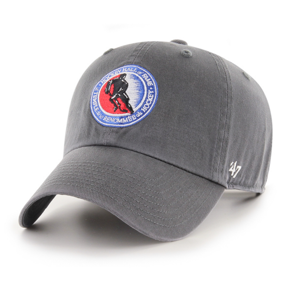 Hockey Hall of Fame Charcoal '47 Clean Up Hat