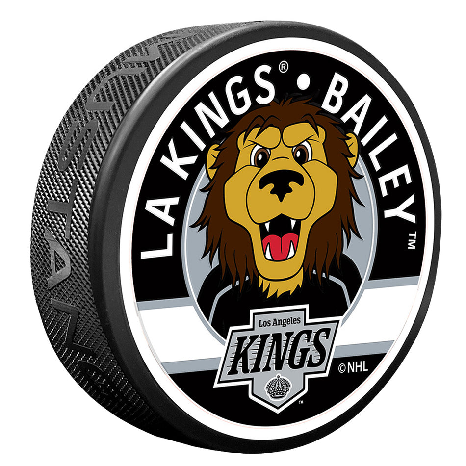 Los Angeles Kings Bailey Mascot Textured Puck