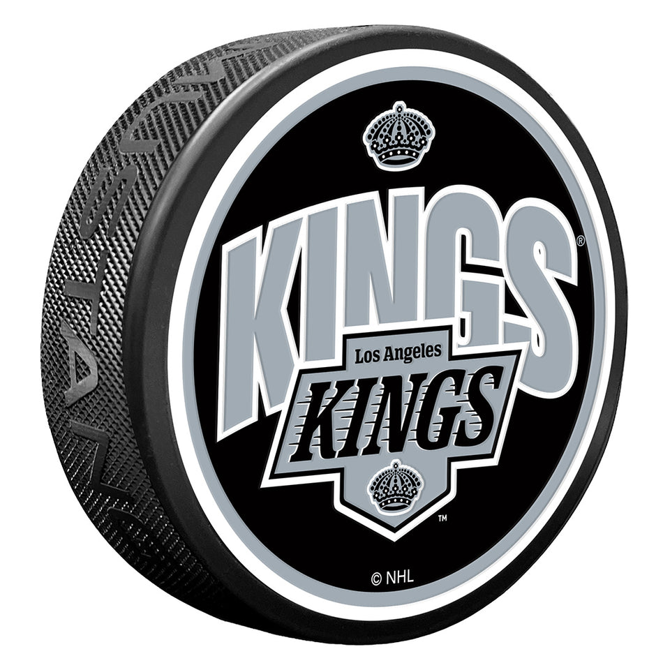 LA Kings Puck | Wordmark