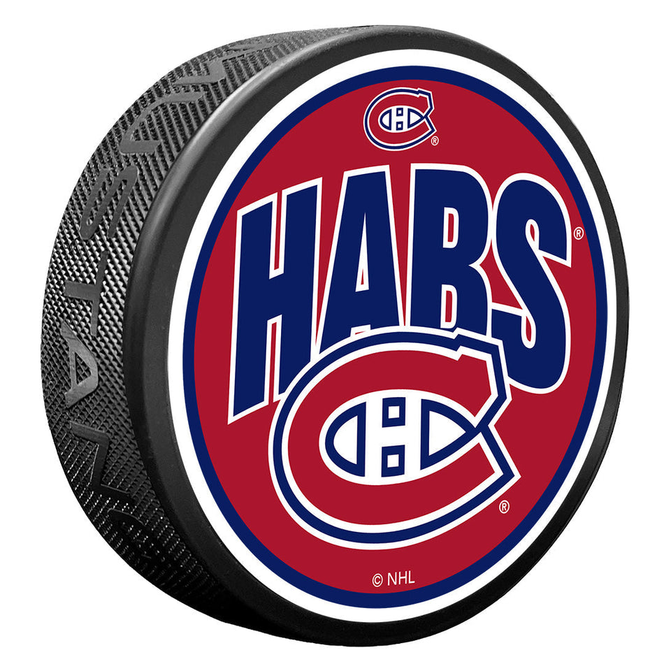 Montreal Canadiens Puck | Wordmark
