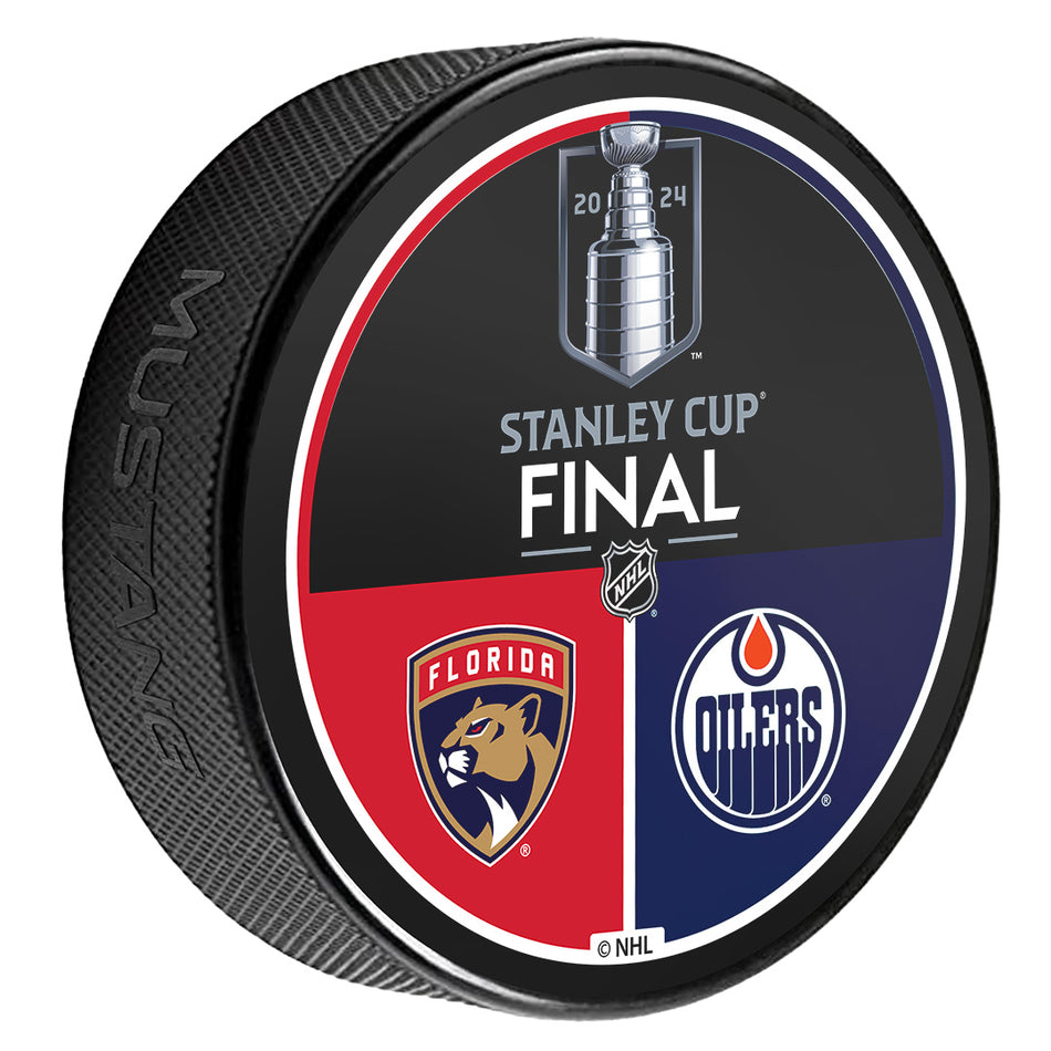 2024 NHL Stanley Cup Final Puck | Florida Panthers / Edmonton Oilers Match Up