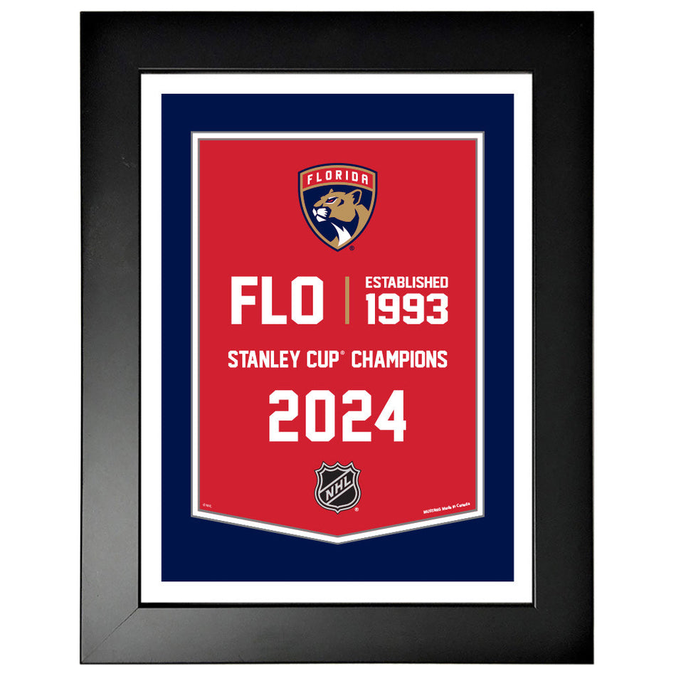 Florida Panthers Stanley Cup Champions Frame | Team Empire 12" x 16"