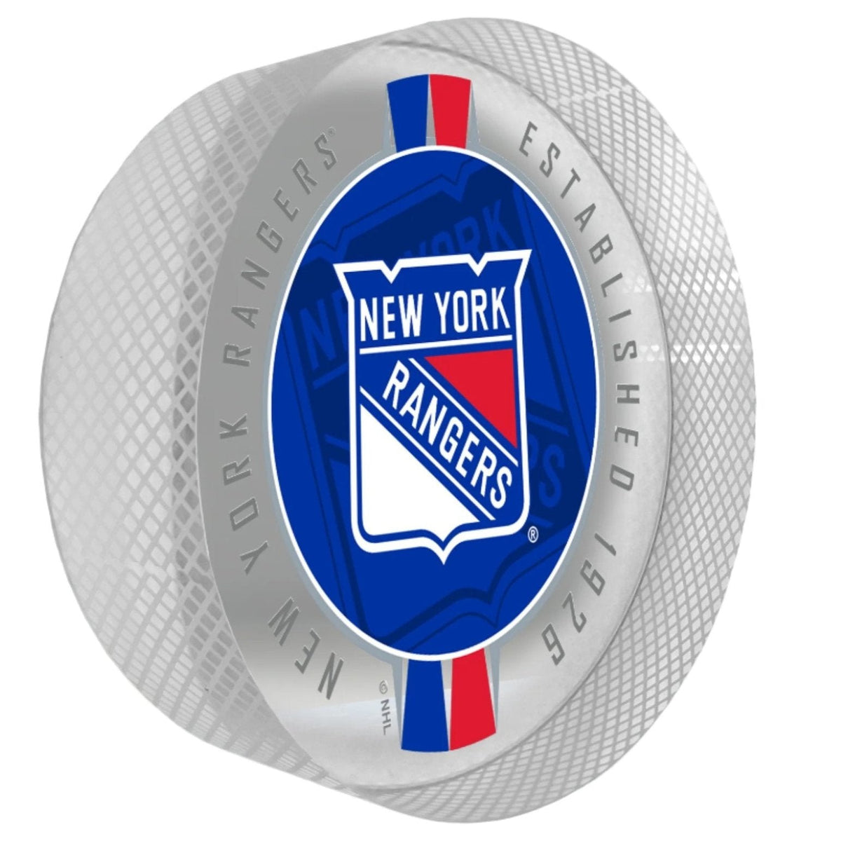 Renges Ribbon New York Rangers Puck | Crystal Ribbon – Hockey Hall of Fame
