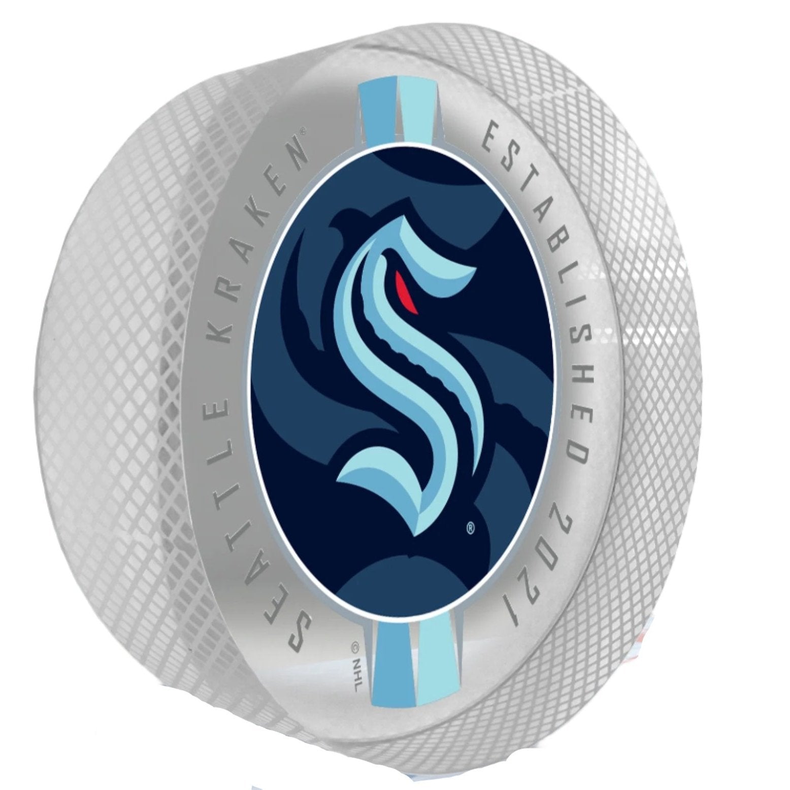 Seattle Kraken Puck | Crystal Ribbon – Hockey Hall of Fame