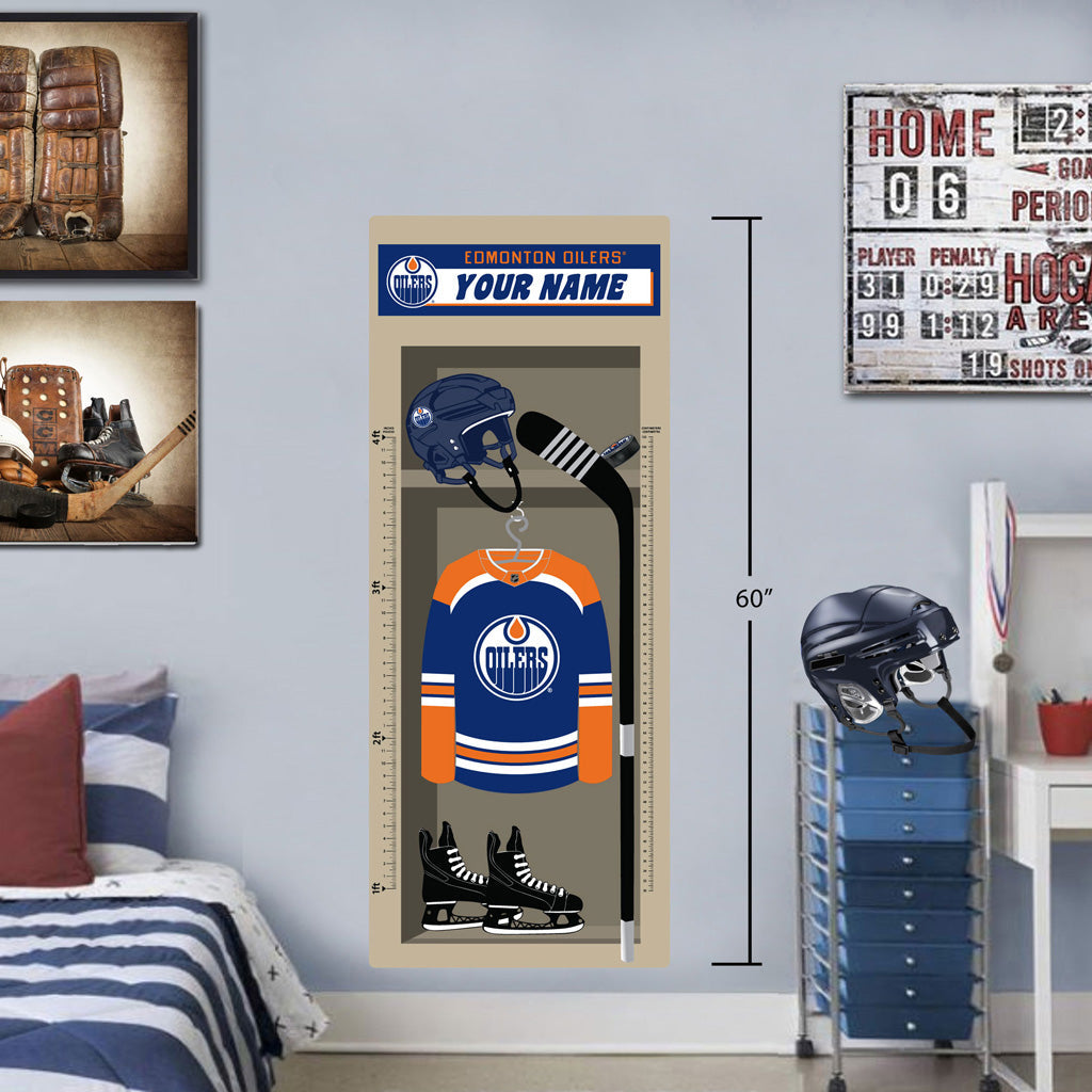 Edmonton Oilers Personalized Growth Chart 24