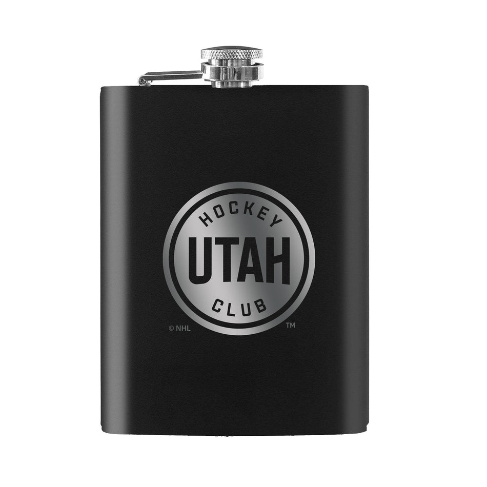 Utah Hockey Club Flask | Laser Etched 8 oz