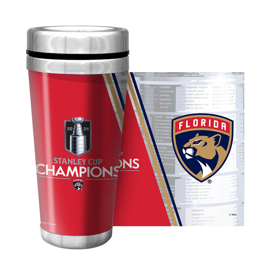 Florida Panthers Stanley Cup Champions Travel Mug 16 oz.