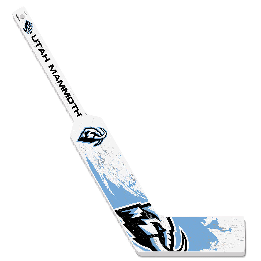 Utah Mammoth | Wood Goalie Mini Stick | Splatter – Hockey Hall of Fame