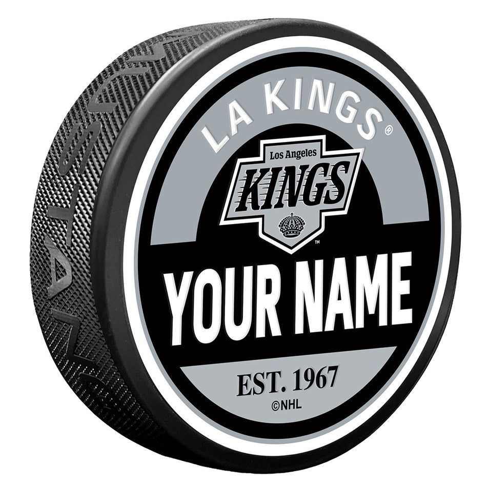 Los Angeles Kings Puck - Personalized