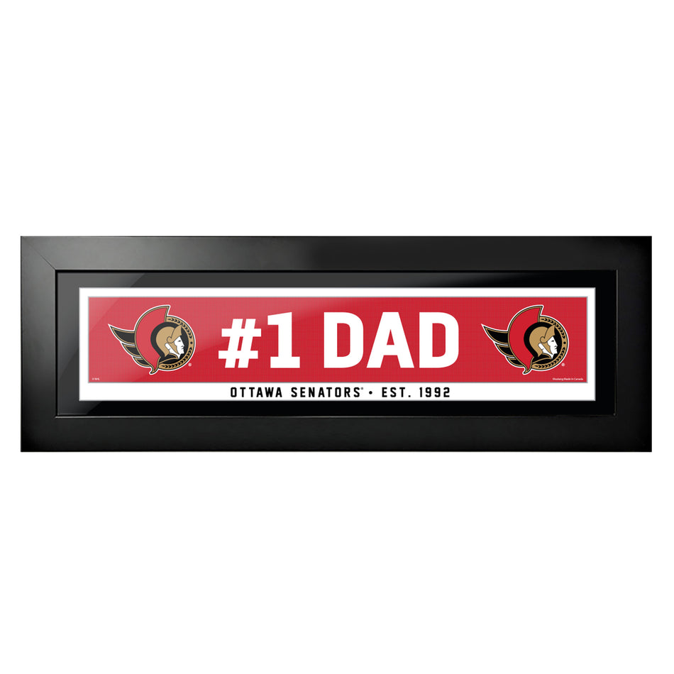 Ottawa Senators #1 Dad 6x22 Frame