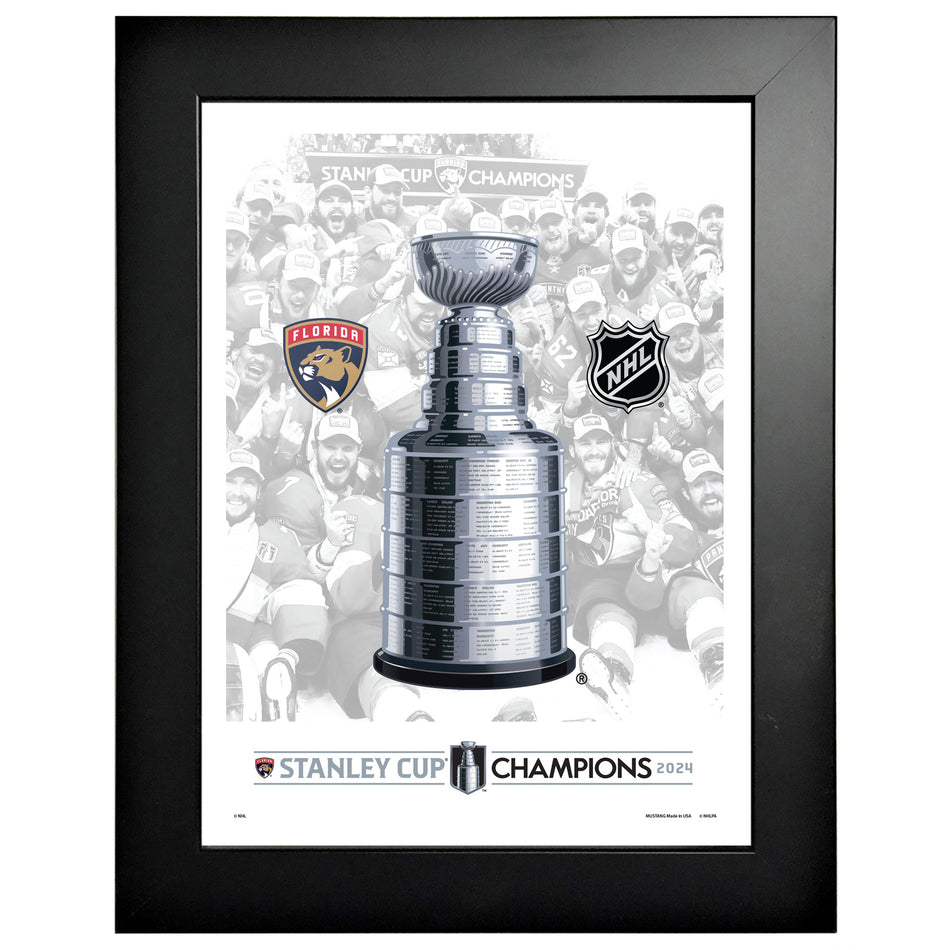Florida Panthers Stanley Cup Champions Frame 12” x 16”