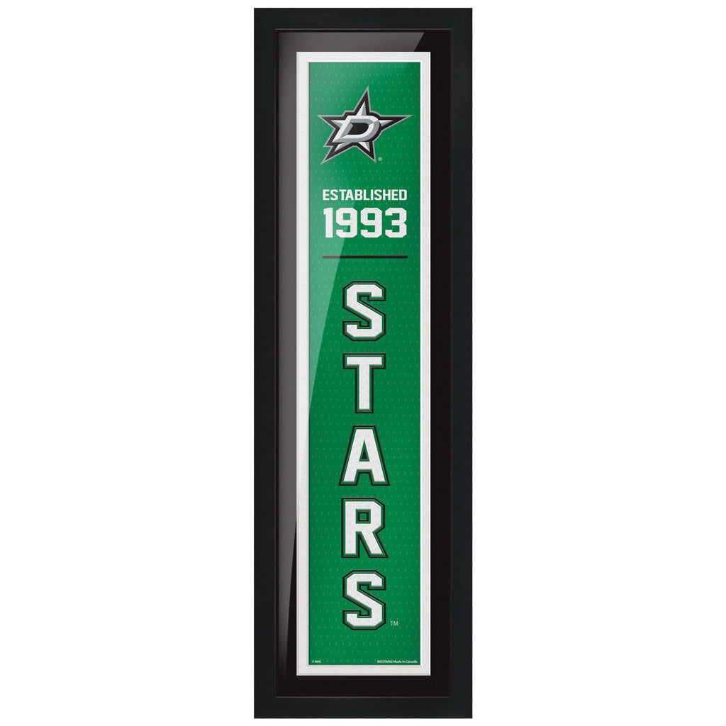 Dallas Stars 6x22 Established Framed Sign – Hockey Hall of Fame