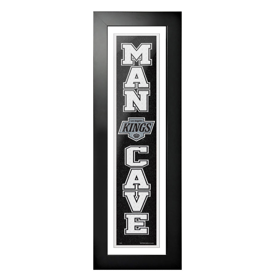 Los Angeles Kings 6x22 Man Cave Framed Sign