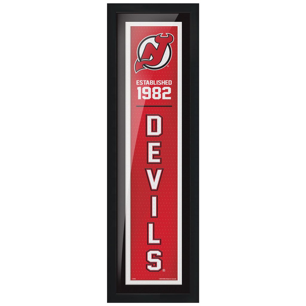 Devils Game Signs New Jersey Devils 6x22 Established Framed Sign – Hockey Hall of Fame