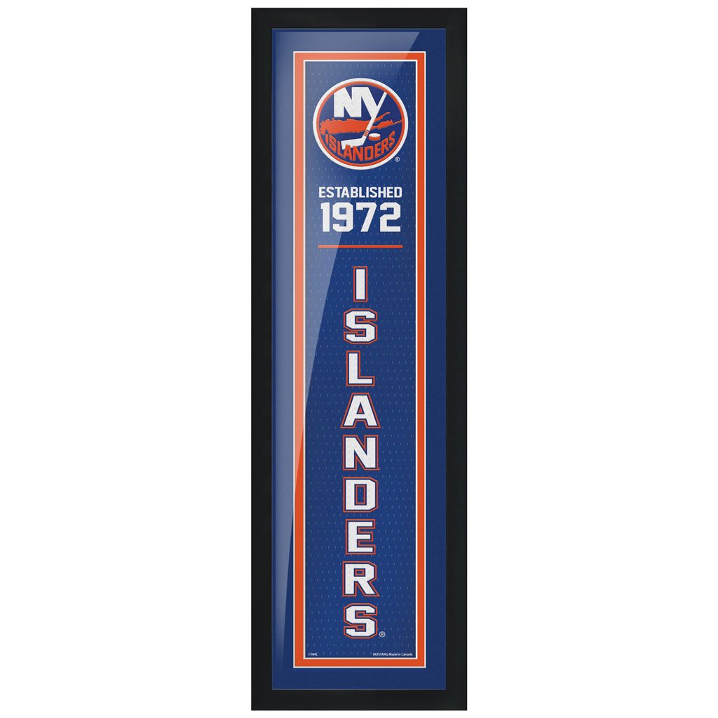 New York Islanders 6x22 Established Framed Sign – Hockey Hall of Fame