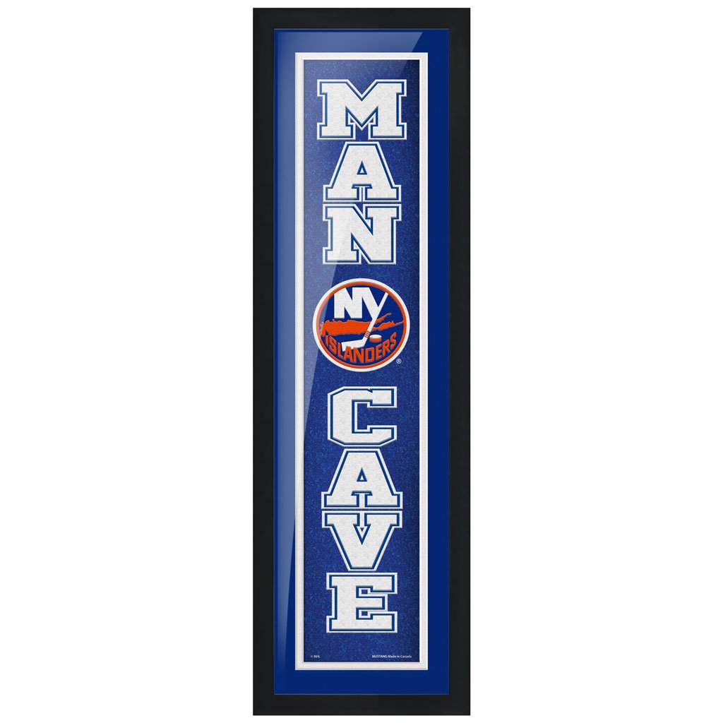 New York Islanders 6x22 Man Cave Framed Sign – Hockey Hall of Fame