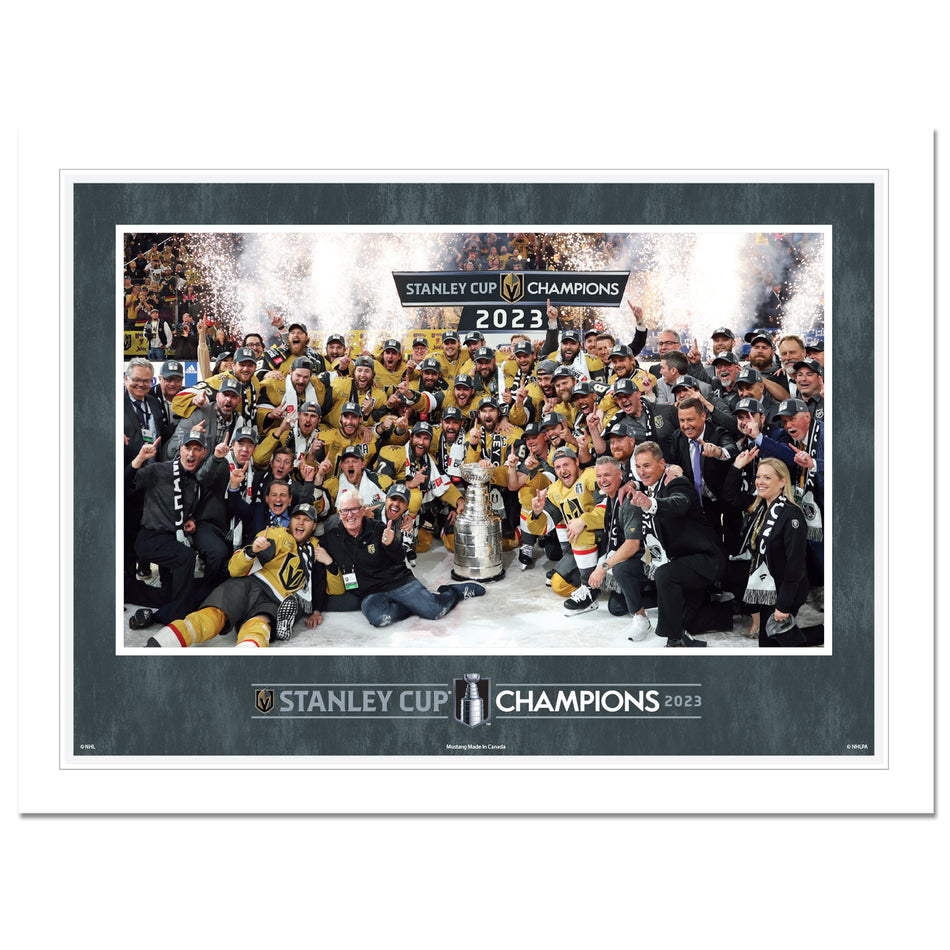 Vegas Golden Knights Stanley Cup Champions Print - 12" x 16" Team