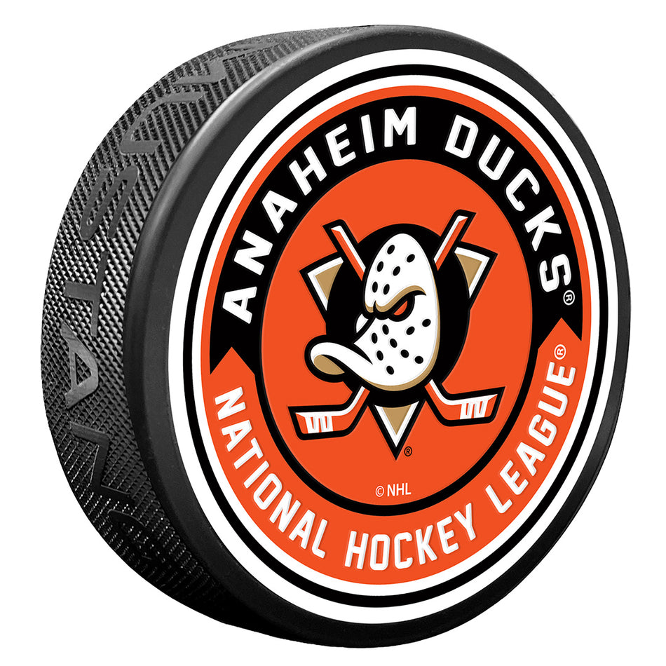 Anaheim Ducks Puck | Arrow Design