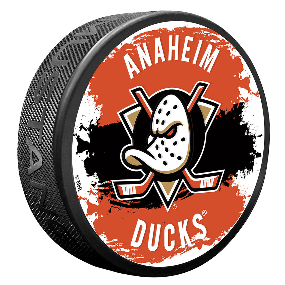 Anaheim Ducks Puck - Splash