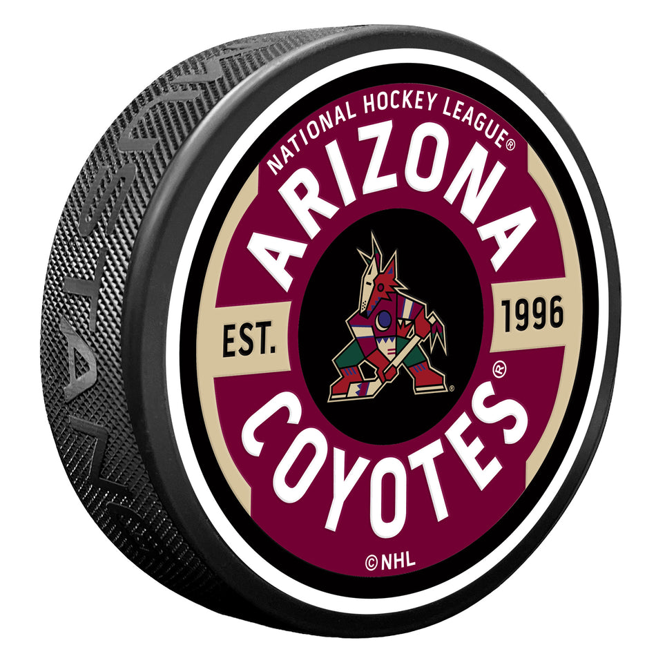 Arizona Coyotes Gear Textured Puck