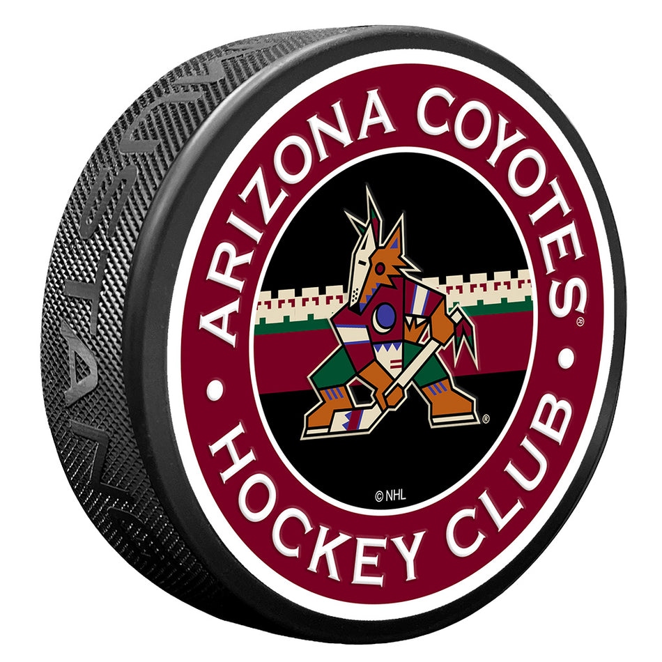 Arizona Coyotes Puck - Stripe Design