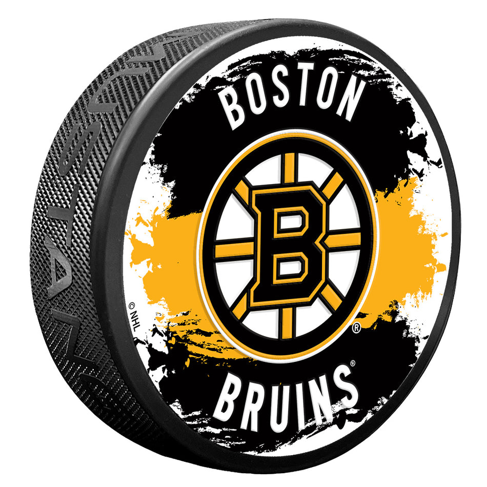 Boston Bruins Puck - Splash