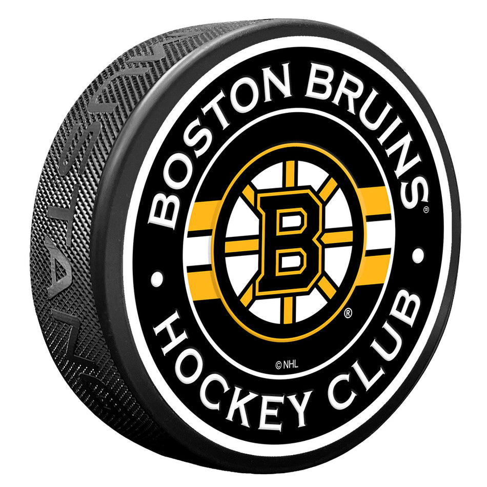 Boston Bruins Puck - Stripe Design