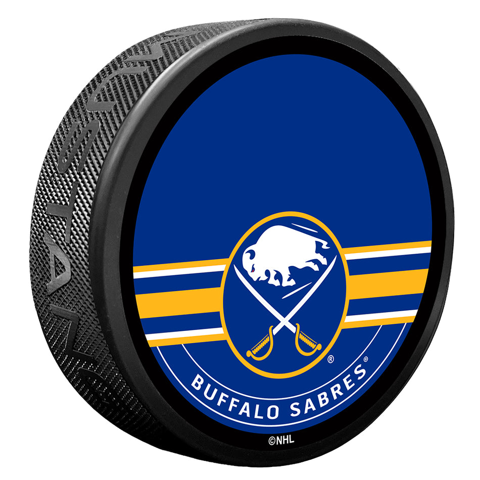 Buffalo Sabres Autograph Puck with Texture