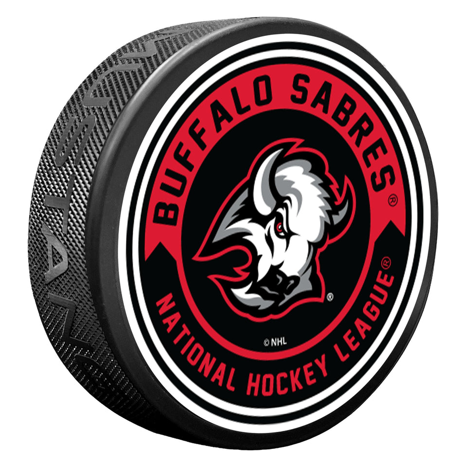 Buffalo Sabres Goathead Puck - Arrow