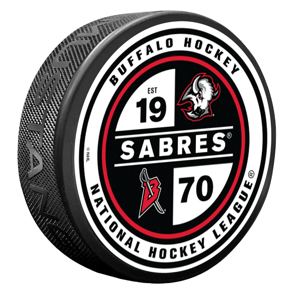 Buffalo Sabres Goathead Puck | Checker