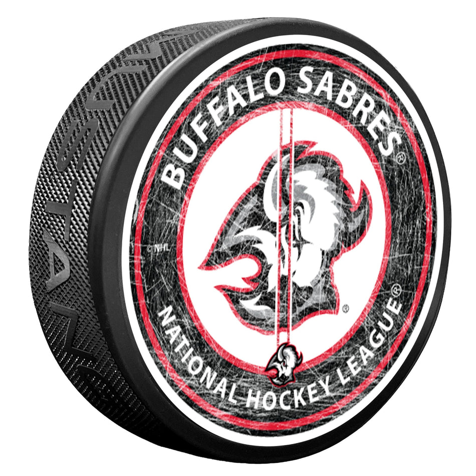 Buffalo Sabres Goathead Puck - Center Ice