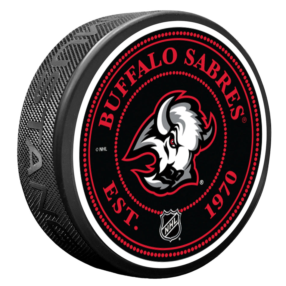Buffalo Sabres Goathead Puck - Stud