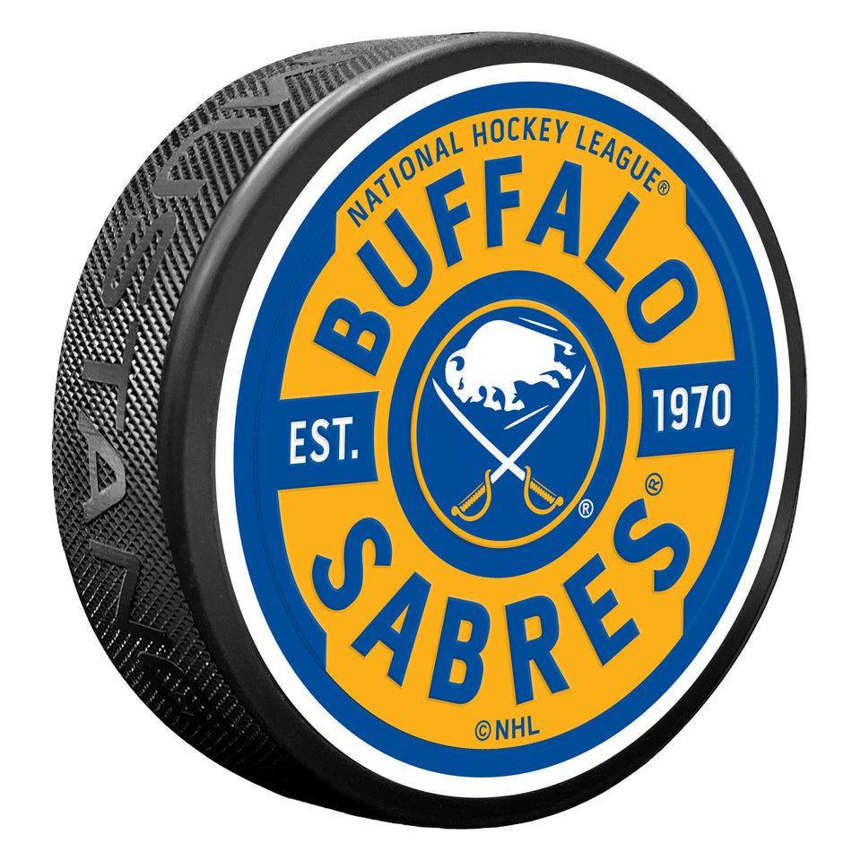 Buffalo Sabres Gear Textured Puck