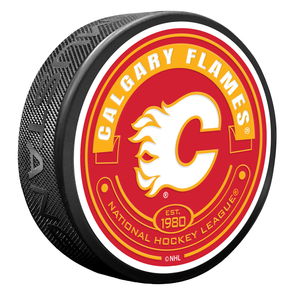 Calgary Flames Puck |  Rinkside