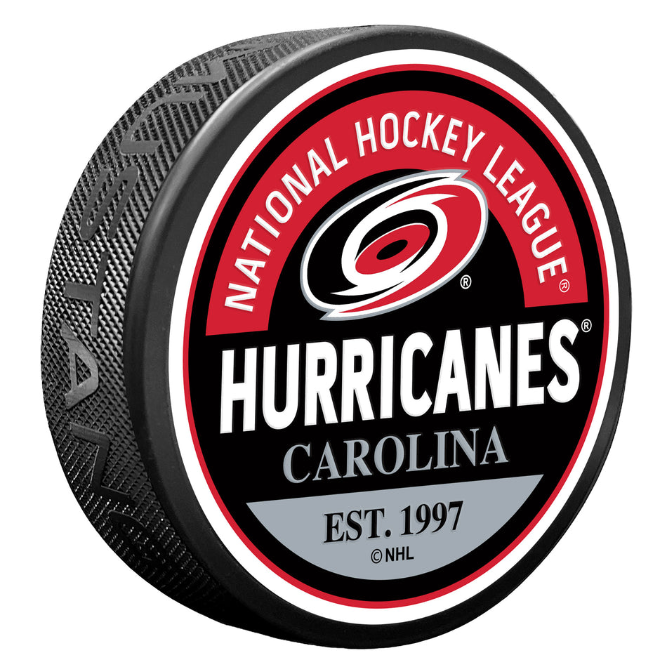 Carolina Hurricanes Puck - Block Design