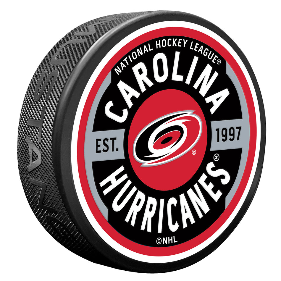 Carolina Hurricanes Gear Textured Puck