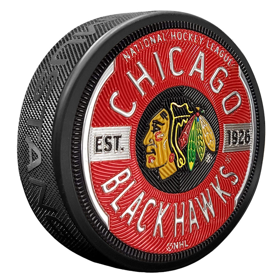 Chicago Blackhawks Gear Puck Design Trimflexx