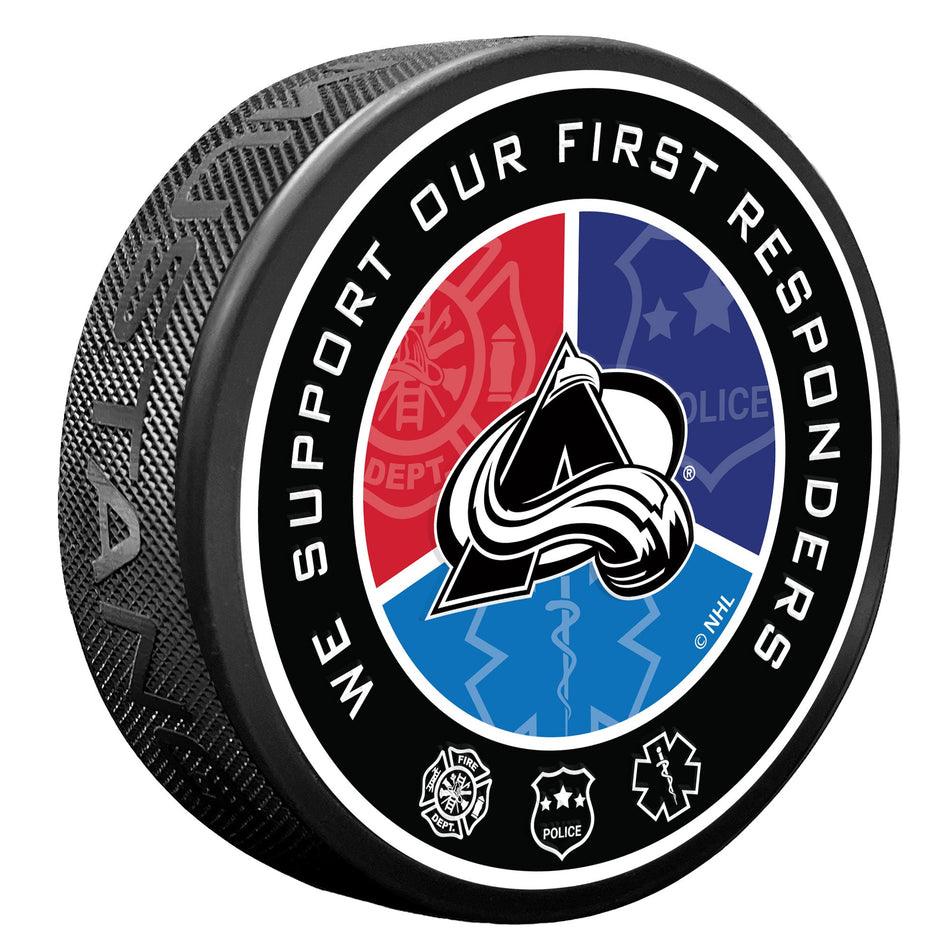 Colorado Avalanche Puck - First Responder